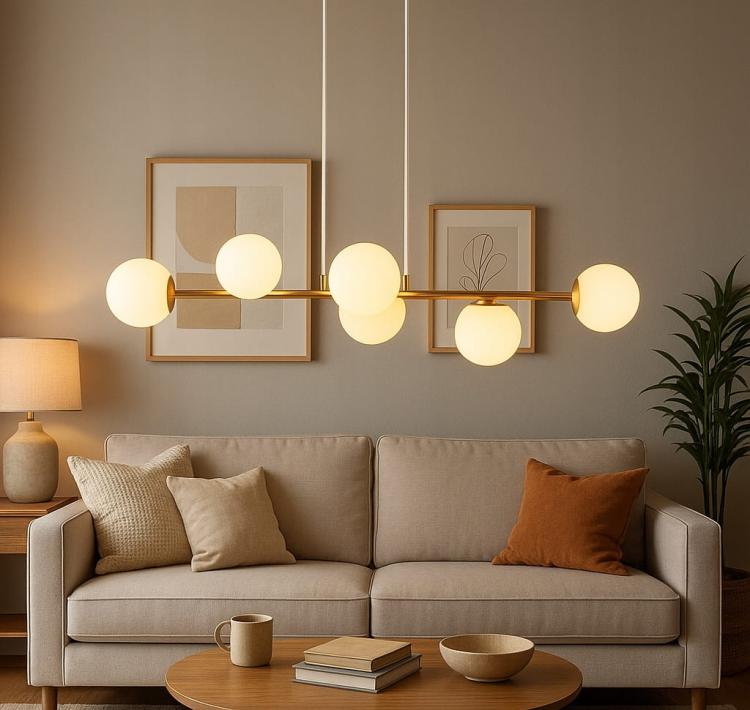 Lampa-Wiszaca-Sufitowa-Zlota-Zyrandol-Biale-Kule-6x-LED-E27-1.jpg