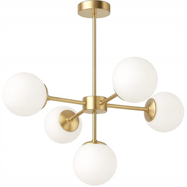 Lampa-wiszaca-sufitowa-zlota-zyrandol-biale-kule-5xe27-IP20.jpg
