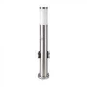 Lampa-ogrodowa-stojąca-60cm-2-gniazda-230V-czujnik-ruchu-zmierzchu-Inox-Srebrna-IP44.jpg