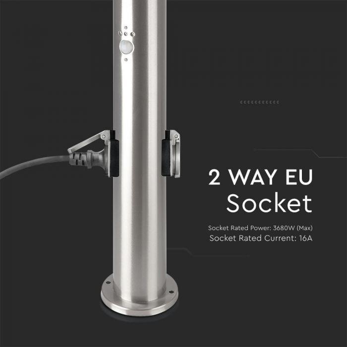 Lampa-ogrodowa-stojąca-60cm-2-gniazda-230V-czujnik-ruchu-zmierzchu-Inox-Srebrna-IP44-1.jpg