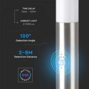 Lampa-ogrodowa-stojąca-60cm-2-gniazda-230V-czujnik-ruchu-zmierzchu-Inox-Srebrna-IP44-4.jpg