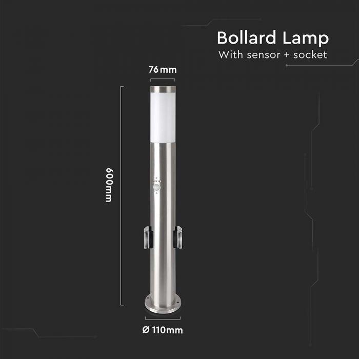 Lampa-ogrodowa-stojąca-60cm-2-gniazda-230V-czujnik-ruchu-zmierzchu-Inox-Srebrna-IP44-7.jpg