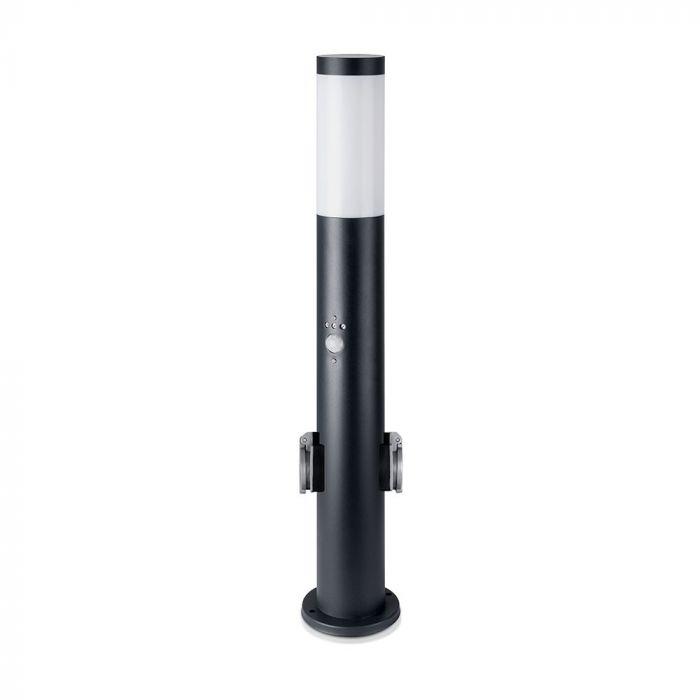 Lampa-ogrodowa-stojąca-60cm-2-gniazda-230V-czujnik-ruchu-zmierzchu-Inox-Czarna-IP44-1.jpg