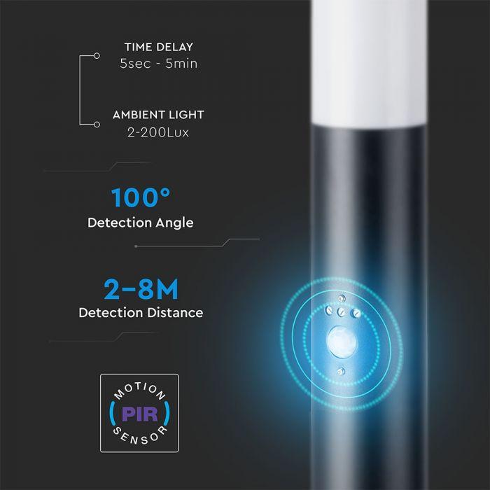 Lampa-ogrodowa-stojąca-60cm-2-gniazda-230V-czujnik-ruchu-zmierzchu-Inox-Czarna-IP44-6.jpg