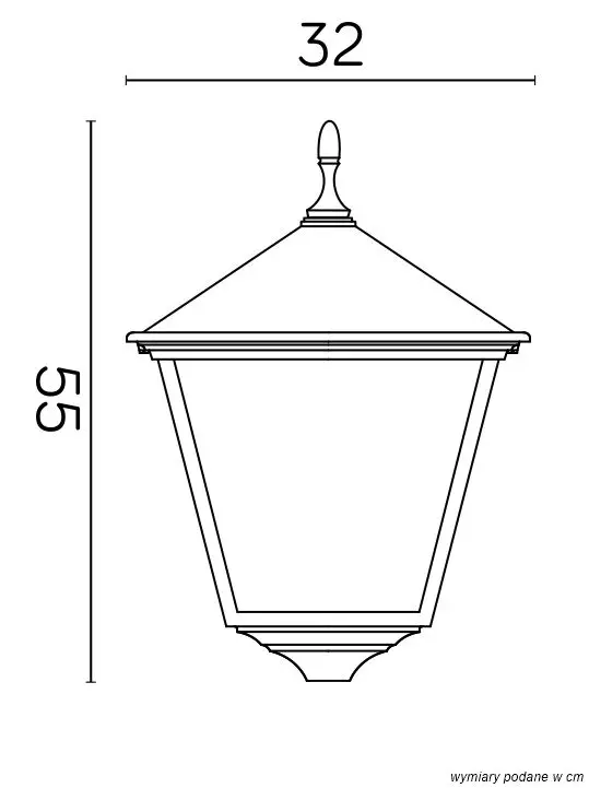 lampa-głowica-parkowa-Retro-na żarówkę-E27-czarna-1.jpg