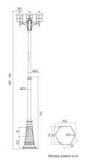 Latarnia-lampa-parkowa-Retro-Wenecja-2,8m-zarowka-E27-Czarna-IP43-4.jpg