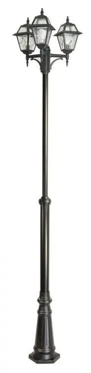 Latarnia-lampa-parkowa-Retro-Witraz-2,85m-zarowka-E27-Czarna-IP43.jpg