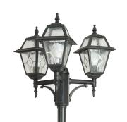Latarnia-lampa-parkowa-Retro-Witraz-2,85m-zarowka-E27-Czarna-IP43-1.jpg