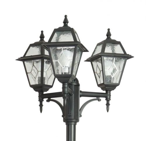 Latarnia-lampa-parkowa-Retro-Witraz-2,85m-zarowka-E27-Czarna-IP43-1.jpg