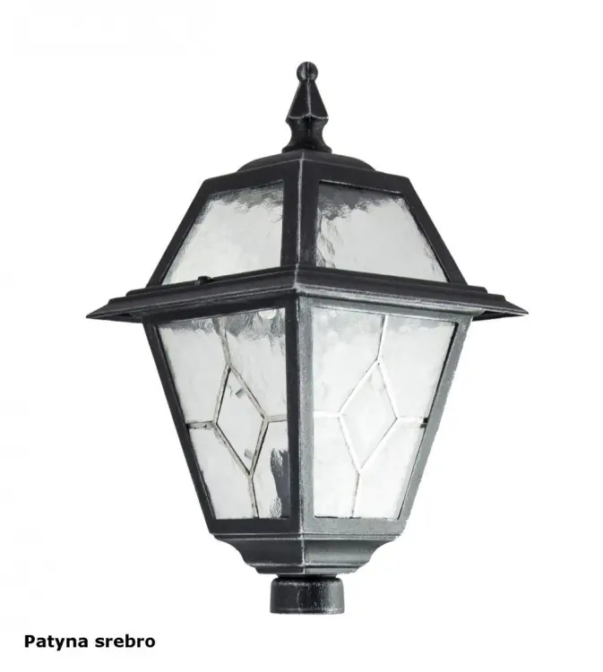 Latarnia-lampa-parkowa-Retro-Witraz-2,85m-zarowka-E27-Czarna-IP43-3.jpg