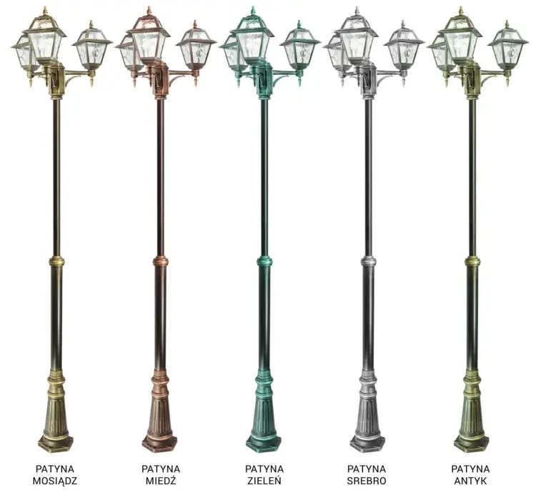 Latarnia-lampa-parkowa-Retro-Witraz-2,85m-zarowka-E27-Czarna-IP43-5.jpg