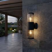 lampa-scienna-zewnetrzna-kinkiet-2-GU10-Szklo-IP54-Czarna-2.jpg