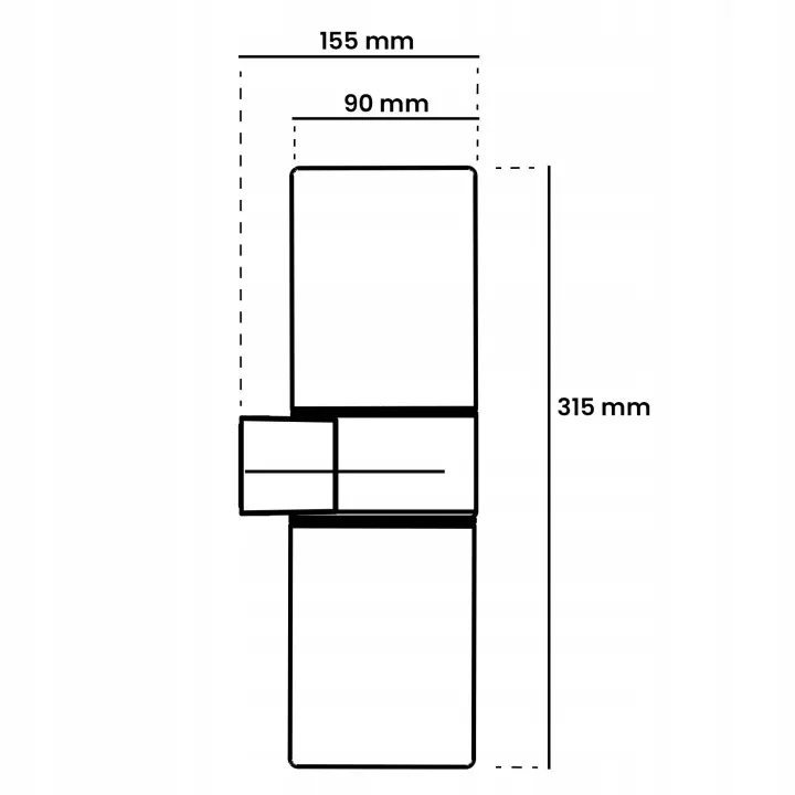 lampa-scienna-zewnetrzna-kinkiet-2-GU10-Szklo-IP54-Czarna-3.jpg